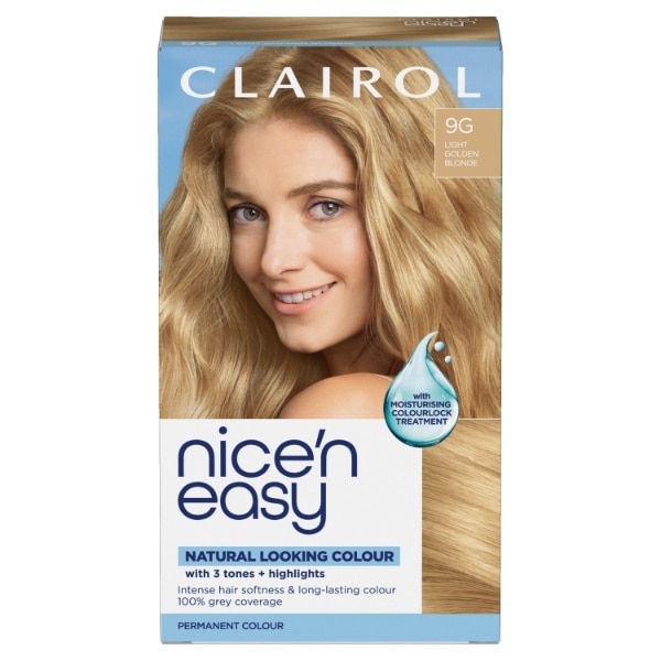 Clairol Nice'n Easy Hair Dye 9G Light Golden Blonde
