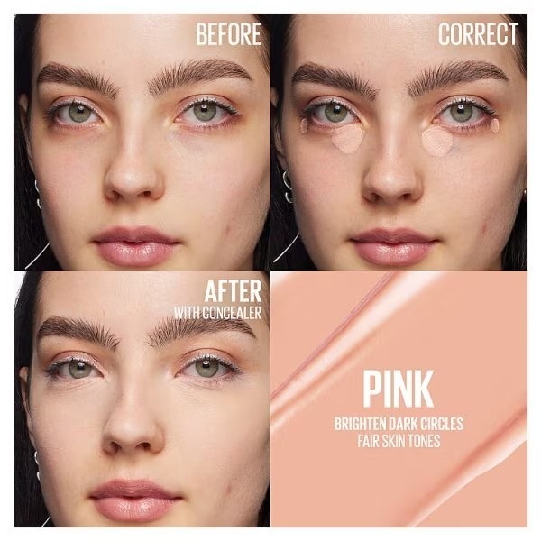 Maybelline Eraser Eye Colour Correcting Concealer (Pink)
