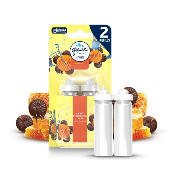 Glade Sense N Spray Twin Refill Chocolate