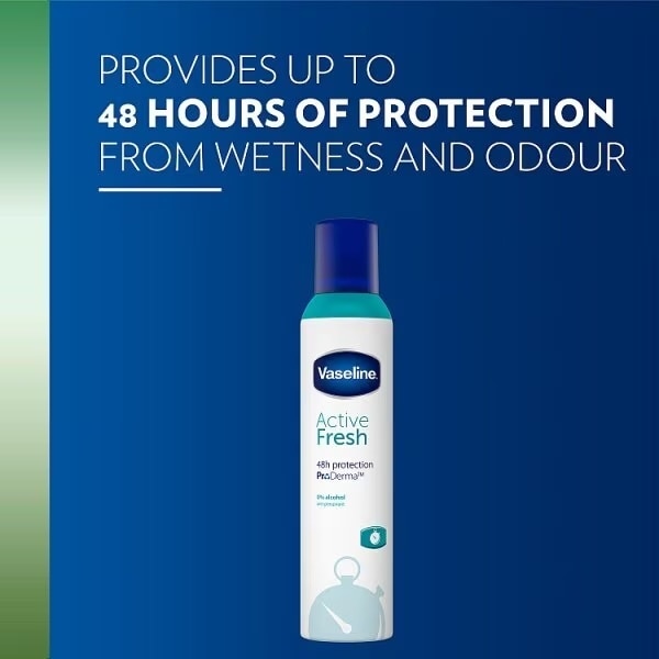 Vaseline Active Fresh Antiperspirant 250ml