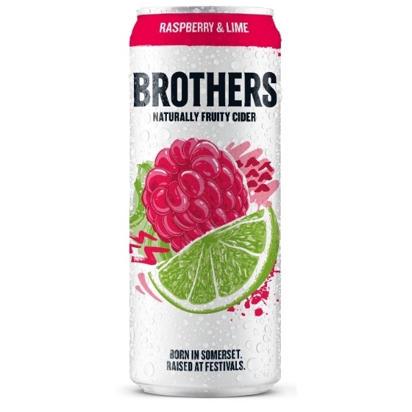 BROTHERS CIDER RASPBERRY LIME 330ML