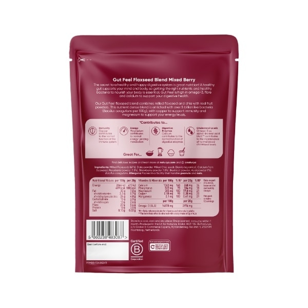 Naturya Gut Feel Flaxseed Mixed Berry 240G