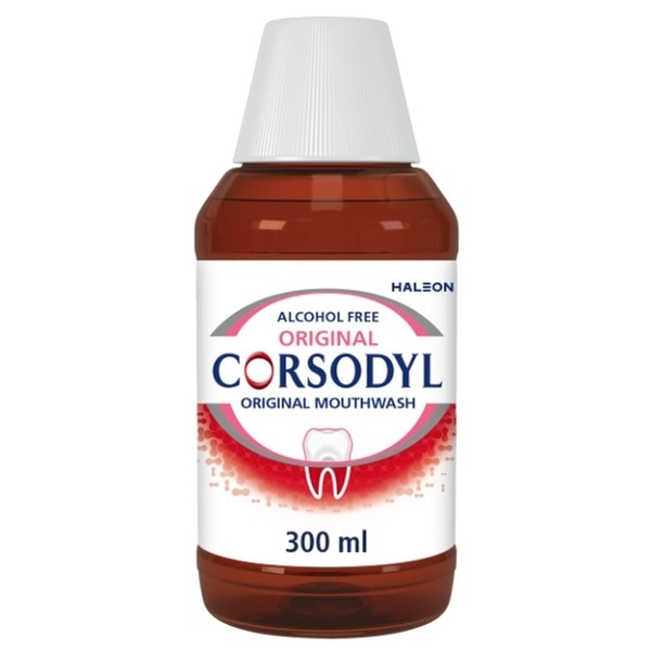 Corsodyl 0.2% Mouthwash Original Alcohol Free 300Ml