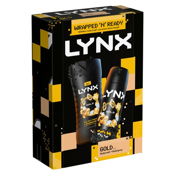 Lynx Gold Duo Gift Set