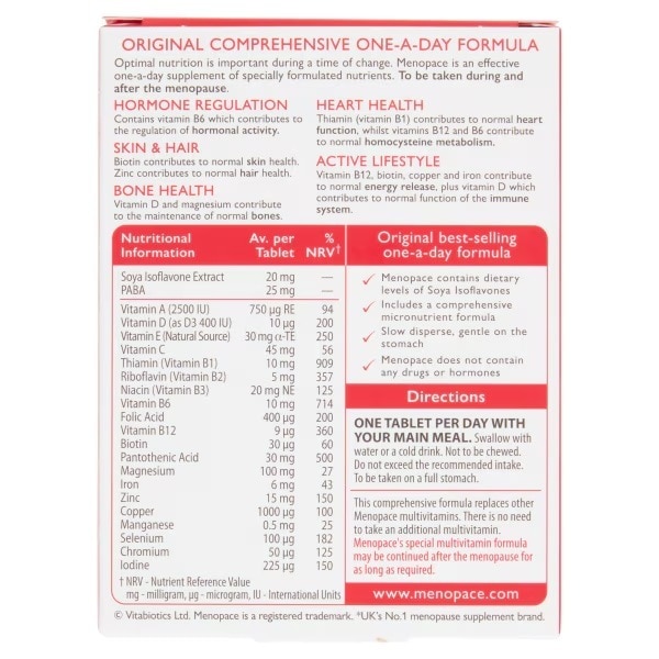 Vitabiotics Menopace 30s