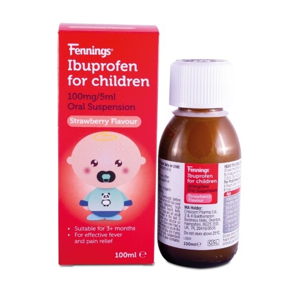 Fennings Kids Ibuprofen Oral Suspension 100ml