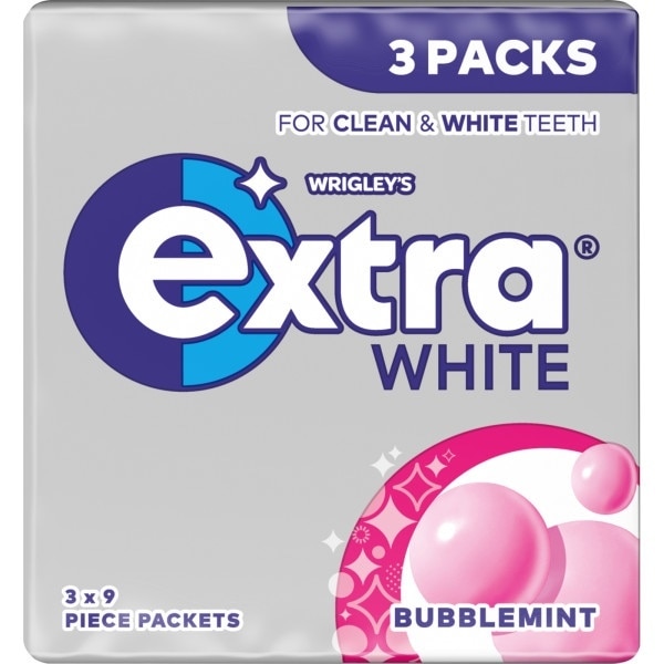 Wrigley Extra Bubblemint 3 Pack