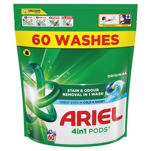 Ariel All In 1 Pods Original 60 Pack