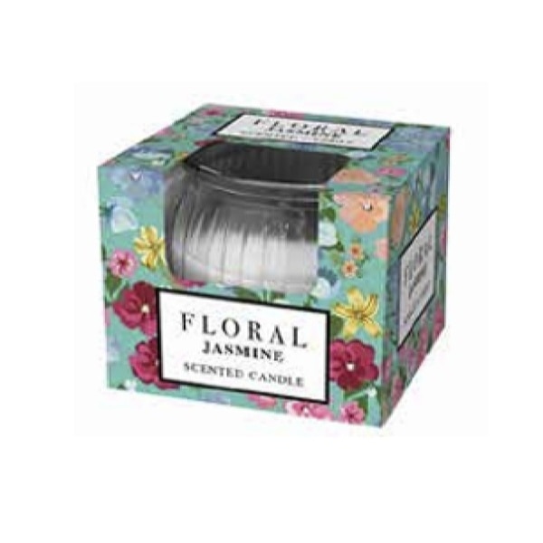 Floral Boxed Candle 3Oz Jasmine