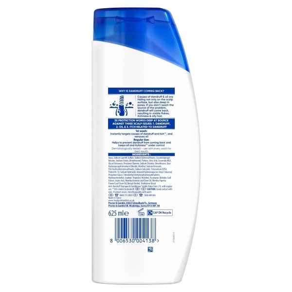Head & Shoulders Itchy Scalp Base Shampoo 625ml