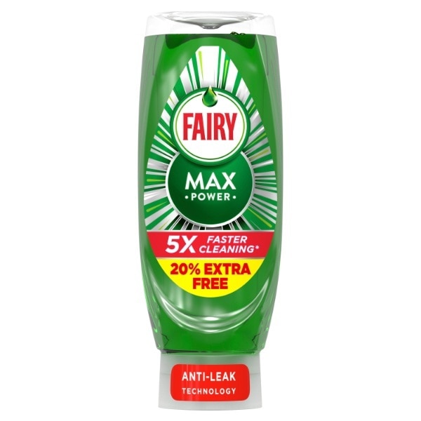Fairy Max Power Washing Up Liquid Original 450Ml+95Ml Extra Free