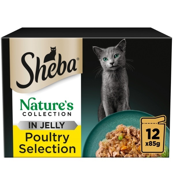 Sheba Nature Pouch Poultry Jelly 12X85g