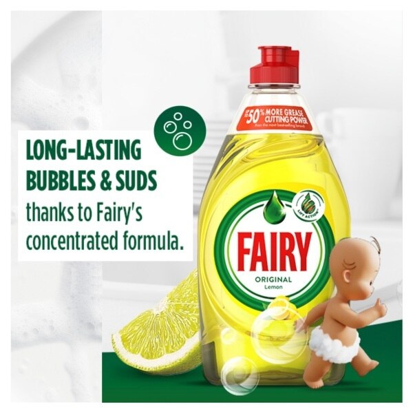 Fairy Washing Up Liquid Lemon 1015 Ml