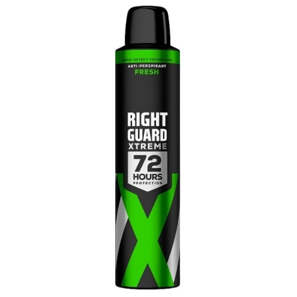 Right Guard Xtreme Men 72H Antiperspirant Fresh 250ml