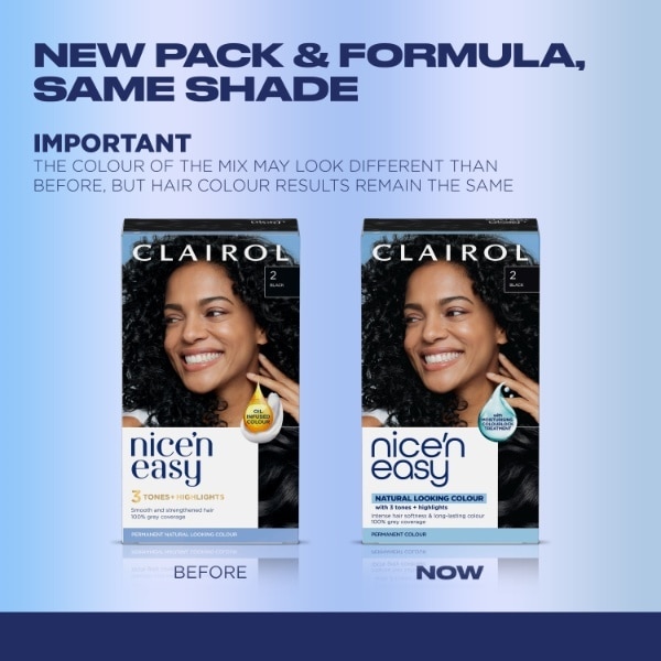 Clairol Nice'n Easy Hair Dye 2 Black