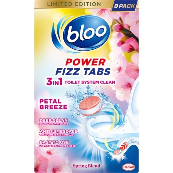 Bloo Petal Breeze Fizz Tabs 8X22.5G