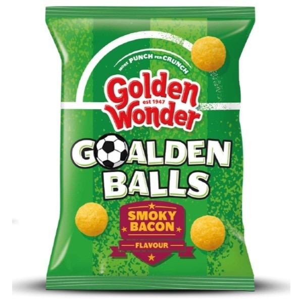 Golden Wonder Goalden Balls Smoky Bacon 150g
