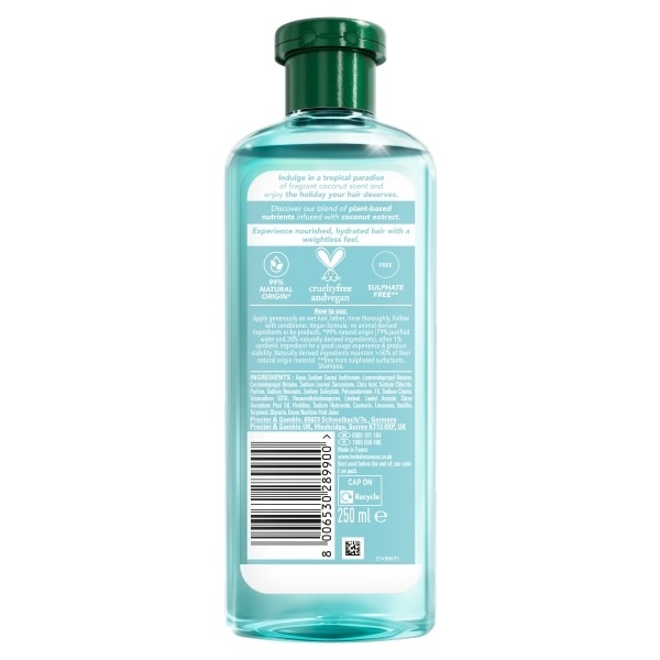 Herbal Essences Fiji Lightweight Hydration Shampoo 250Ml.