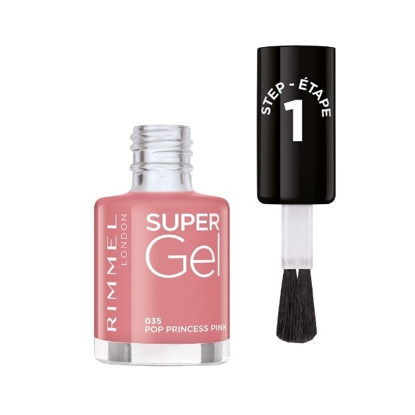 Rimmel Super Gel Nail Polish Pop Princess Pink 8ml