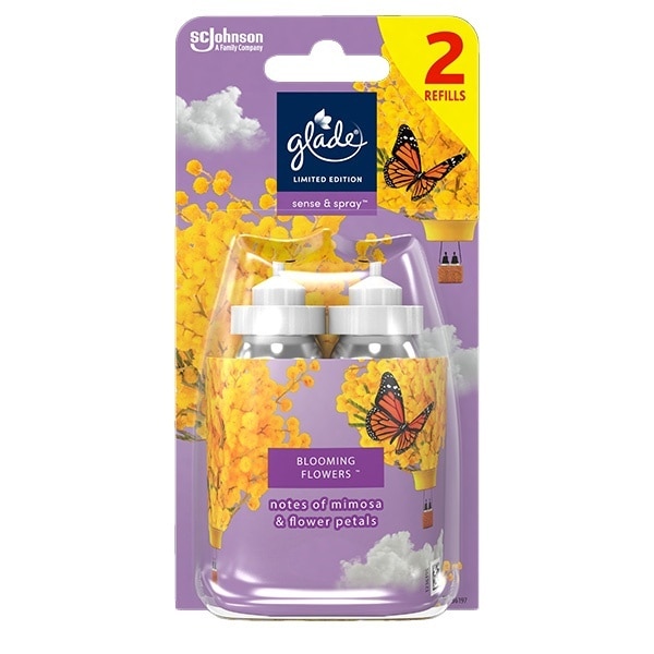 Glade Sensespray Twin Refill Bloom
