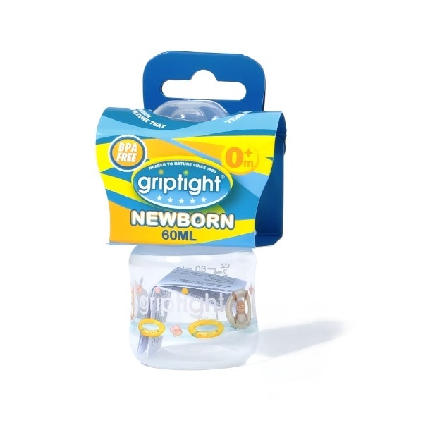 Griptight Newborn Bottle 60ml Beige