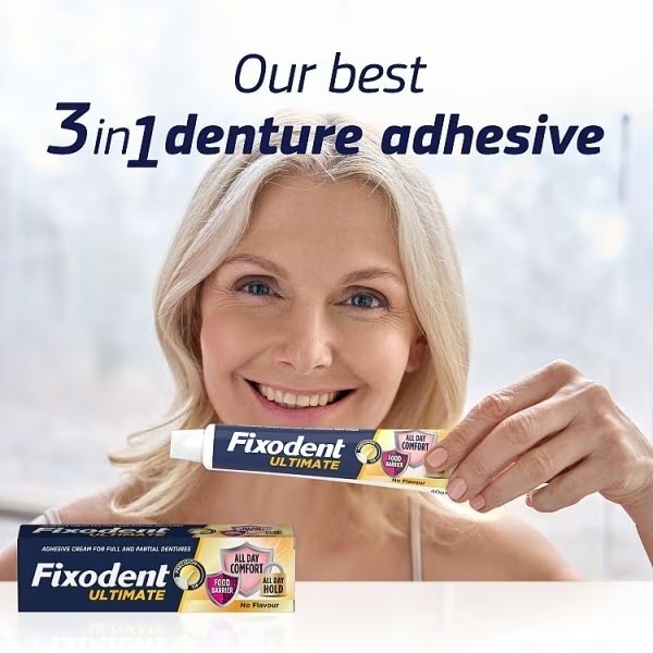 Fixodent Ultimate Flavour Free 40g