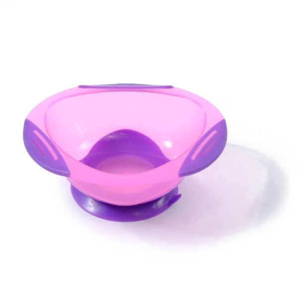 Griptight Suction Feeding Bowl Pink