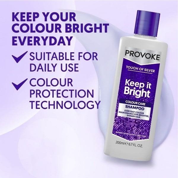 Provoke Touch Of Silver Colour Care Shampoo 200ml