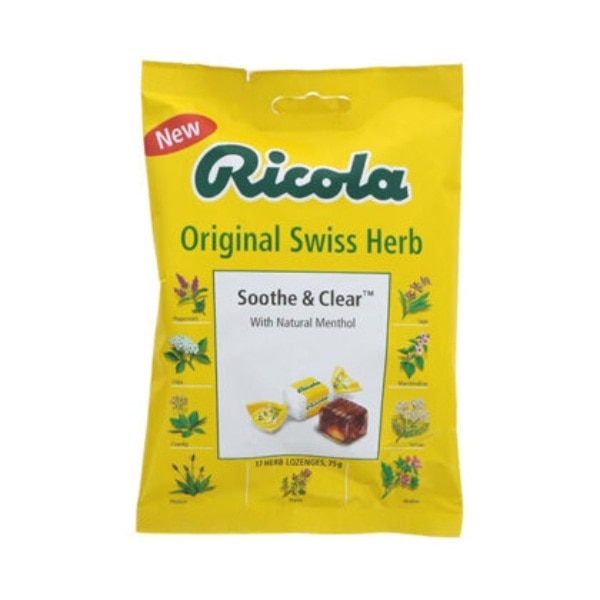 Ricola Soothe & ClearOriginal Swiss Herb 75G