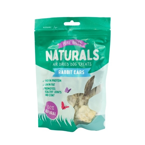 Pure Breed Rabbit Ear With Hair 50g
