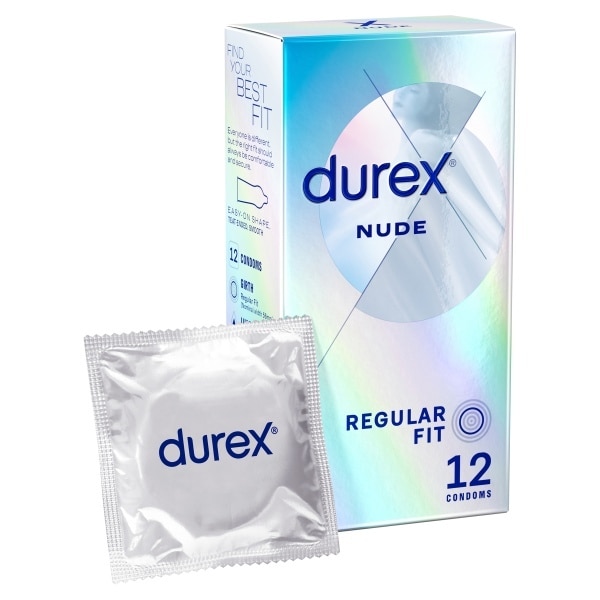 Durex Nude, Ultra Thin, 12 Condoms