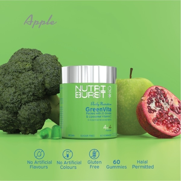 Nutriburst Greenvita 60 Gummies