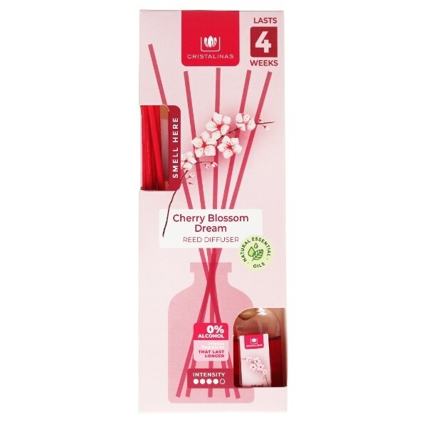 Cristalinas Reed Diffuser Cherry Blossom Dream 25Ml