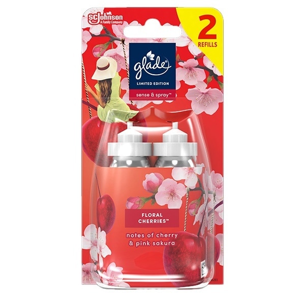Glade Sensespray Twin Refill Cherry