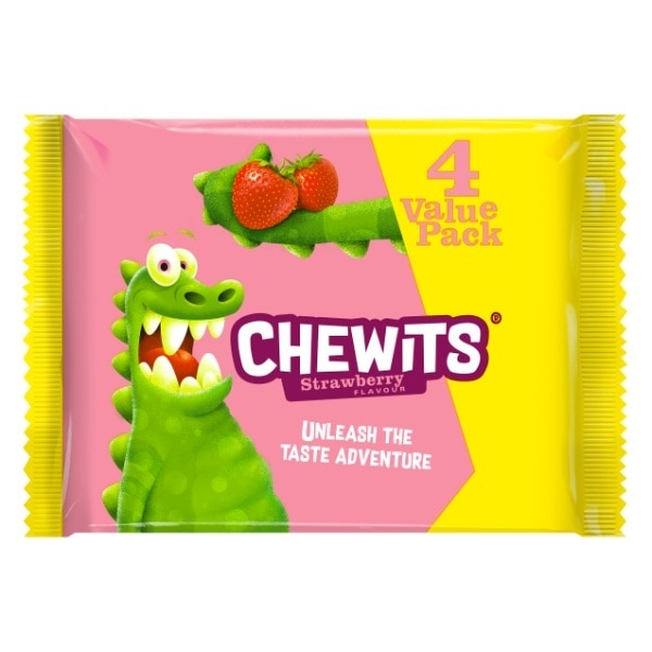 Chewits Strawberry 4 Pack