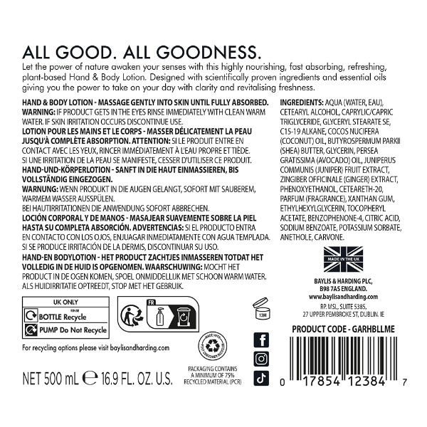 Goodness Hand & Body Lotion