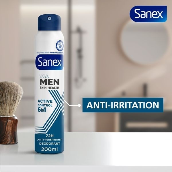Sanex Antiperspirant Men Active 72Hr 200ml
