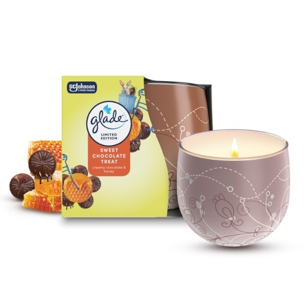 Glade Candle Honey Chocolate 108g