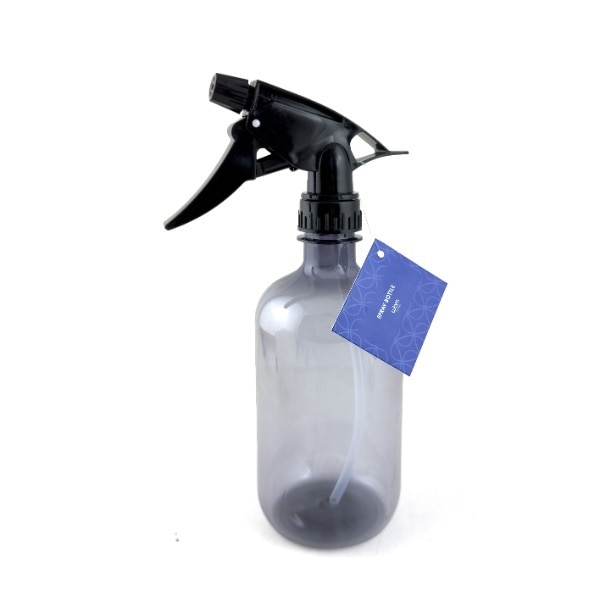 Black Plastic Spray Bottle 450ml