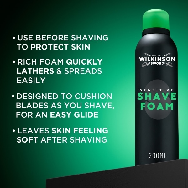 Wilkinson Sword Sensitive Shave Foam 200ml