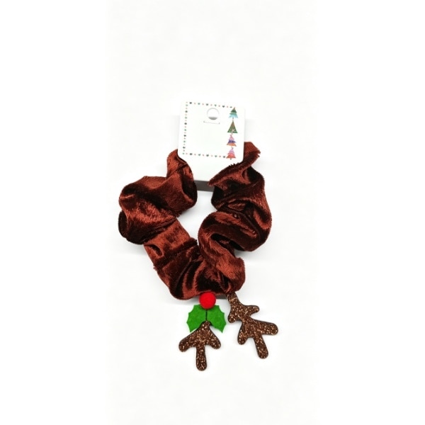 Christmas Scrunchie With Antlers