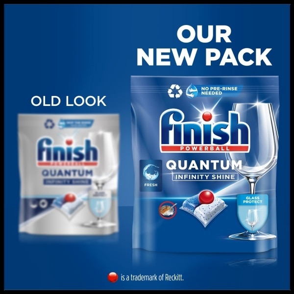 Finish Dishwasher Quantum Infinity Shine, 120 Tablets