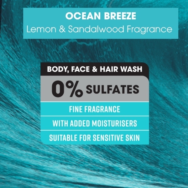 Soft & Gentle Men Ocean Breeze 3 In 1 Shower Gel 400Ml