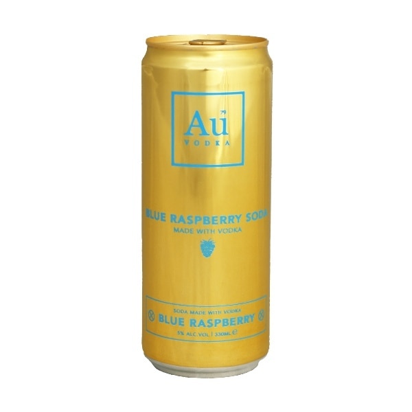 Au Vodka Blue Raspberry 330ml