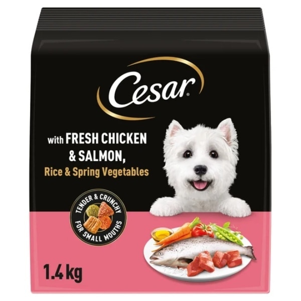 Cesar Junior Puppy Dry Dog Food With Chicken Rice & Vegetables 1.4Kg