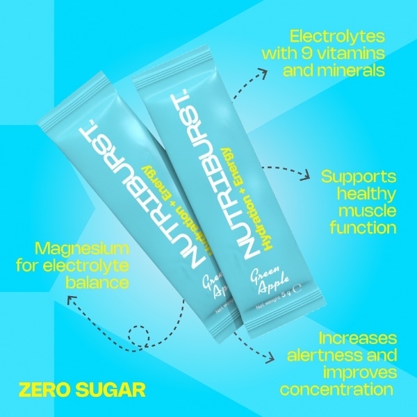 Nutriburst Hydration + Energy  7 Sachet Sticks