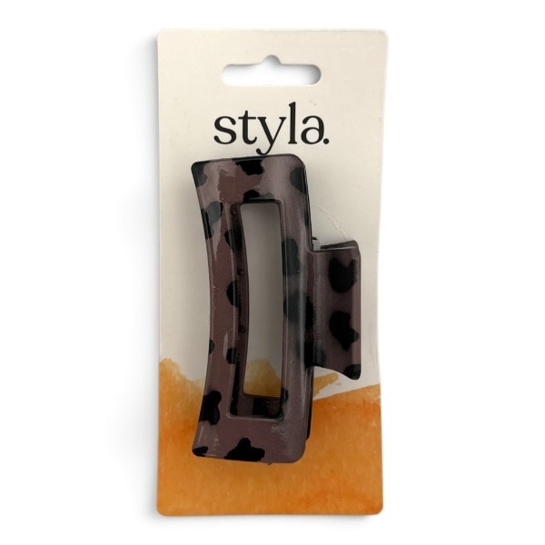 Styla - Grey Tortoise Hair Clip