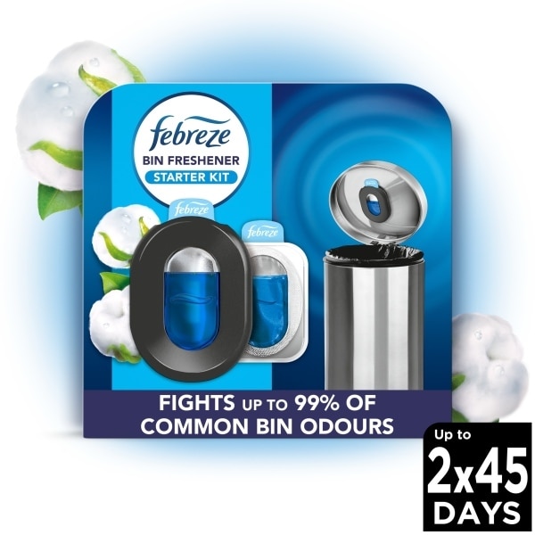 Febreze Bin Holder 2 Refill Cotton