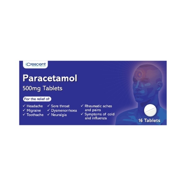 Crescent Paracetamol Tabs 500Mg 16s