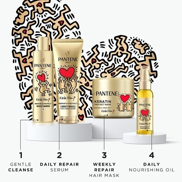 Pantene x Keith Haring Protect Oil 100ml